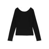 【WEB限定】バックオープンリブトップス | EVRIS | 詳細画像45 