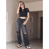 ワンポイントバックレースTシャツ | EVRIS | 詳細画像16