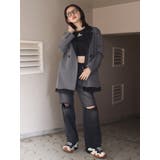 ワンポイントバックレースTシャツ | EVRIS | 詳細画像18