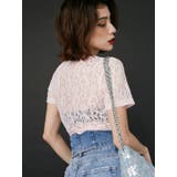 ワンポイントバックレースTシャツ | EVRIS | 詳細画像8
