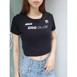 ラインリボングラフィックショートTシャツ | EVRIS | 詳細画像13