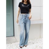 ラインリボングラフィックショートTシャツ | EVRIS | 詳細画像15