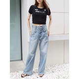 ラインリボングラフィックショートTシャツ | EVRIS | 詳細画像16