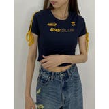 ラインリボングラフィックショートTシャツ | EVRIS | 詳細画像23