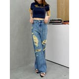 ラインリボングラフィックショートTシャツ | EVRIS | 詳細画像26