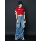 ラインリボングラフィックショートTシャツ | EVRIS | 詳細画像3