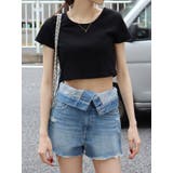 BASICシンプルショートTシャツ | EVRIS | 詳細画像18 