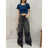 BASICシンプルショートTシャツ | EVRIS | 詳細画像27 