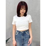 ラインストーンコンパクトTシャツ | EVRIS | 詳細画像10
