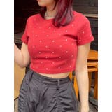 ラインストーンコンパクトTシャツ | EVRIS | 詳細画像18