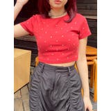 ラインストーンコンパクトTシャツ | EVRIS | 詳細画像19