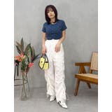 ラインストーンコンパクトTシャツ | EVRIS | 詳細画像28