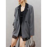 グレー | レースドッキングジャケット【セットアップ着用可能】 | EVRIS