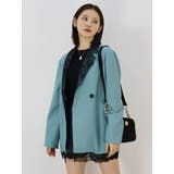 ブルー | レースドッキングジャケット【セットアップ着用可能】 | EVRIS