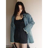 オーバーサイズデニムジャケット【セットアップ着用可能】 | EVRIS | 詳細画像12 