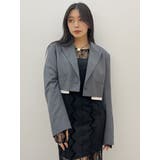 ショートレングスジャケット【セットアップ着用可能】 | EVRIS | 詳細画像22 