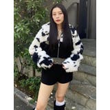 ブロッキングボアショートブルゾン | EVRIS | 詳細画像26