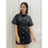 フェイクレザーミニワンピース | EVRIS | 詳細画像6 