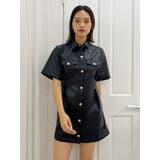 フェイクレザーミニワンピース | EVRIS | 詳細画像8 