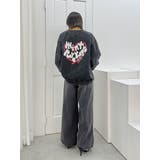 HEART PRINT DENIMトップス | EVRIS | 詳細画像14