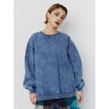 HEART PRINT DENIMトップス | EVRIS | 詳細画像2