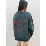 HEART PRINT DENIMトップス | EVRIS | 詳細画像20