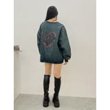 HEART PRINT DENIMトップス | EVRIS | 詳細画像24