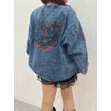 HEART PRINT DENIMトップス | EVRIS | 詳細画像27