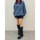 HEART PRINT DENIMトップス | EVRIS | 詳細画像31