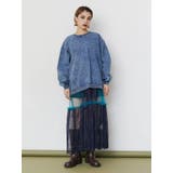 HEART PRINT DENIMトップス | EVRIS | 詳細画像6