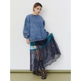 HEART PRINT DENIMトップス | EVRIS | 詳細画像7
