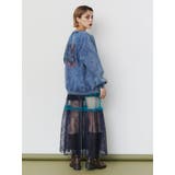 HEART PRINT DENIMトップス | EVRIS | 詳細画像8