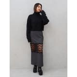 レース切り替えロングスカート | EVRIS | 詳細画像21 