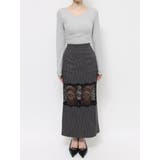 レース切り替えロングスカート | EVRIS | 詳細画像30 