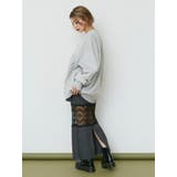 レース切り替えロングスカート | EVRIS | 詳細画像5 