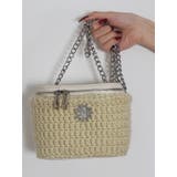 ホワイト | バニティーデザインニットBAG | EVRIS