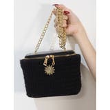 ブラック | バニティーデザインニットBAG | EVRIS