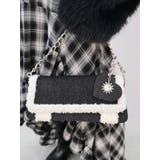 ブラック | ボアデニムBAG | EVRIS