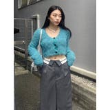 シャギークロップドニットトップス | EVRIS | 詳細画像35