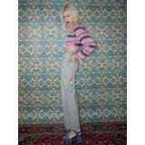 ボーダーメッシュショートニットトップス | EVRIS | 詳細画像17 