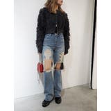 フリンジニットショートカーディガン | EVRIS | 詳細画像10 