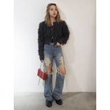 フリンジニットショートカーディガン | EVRIS | 詳細画像12 