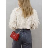 フリンジニットショートカーディガン | EVRIS | 詳細画像19 