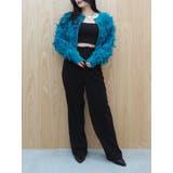 フリンジニットショートカーディガン | EVRIS | 詳細画像30 