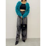 フリンジニットショートカーディガン | EVRIS | 詳細画像42 