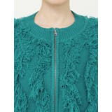 フリンジニットショートカーディガン | EVRIS | 詳細画像49 