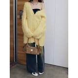 【WEB限定】ソフトシャギーニットカーディガン | EVRIS | 詳細画像4 