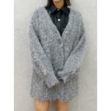 グレー | 【WEB限定】ソフトシャギーニットカーディガン | EVRIS