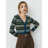 オリジナルジャガードショートニットカーディガン | EVRIS | 詳細画像2