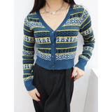 オリジナルジャガードショートニットカーディガン | EVRIS | 詳細画像6